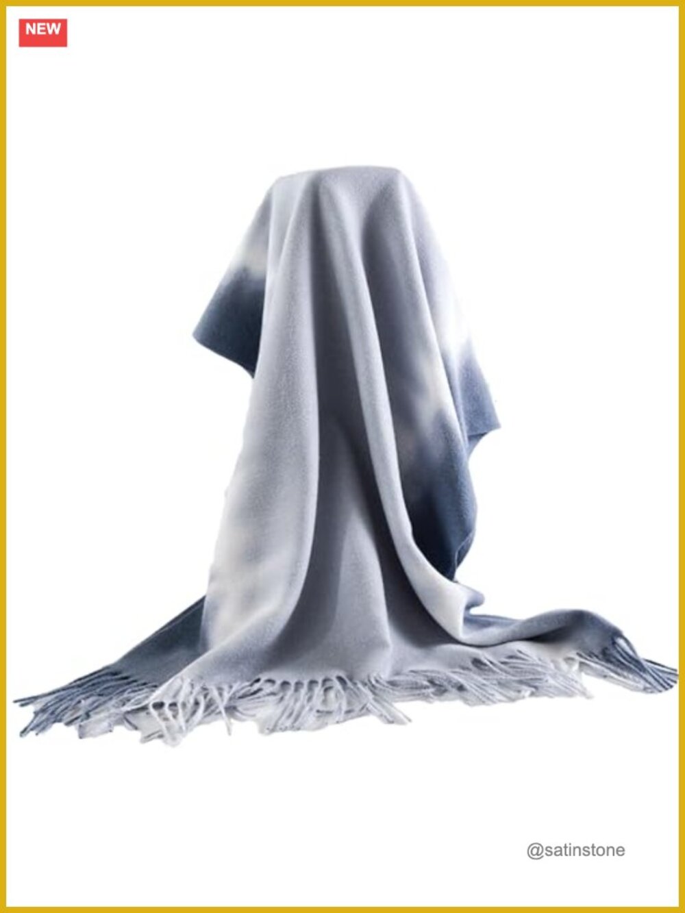 Women Large Blanket Scarf Fall Winter Warm Soft Plush Wrap Gradient
